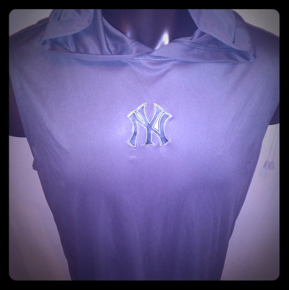 yankees sleeveless hoodie